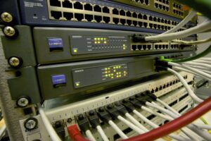 Computer Network Switch Networking Router Ethernet High Speed Internet Installation Cables 